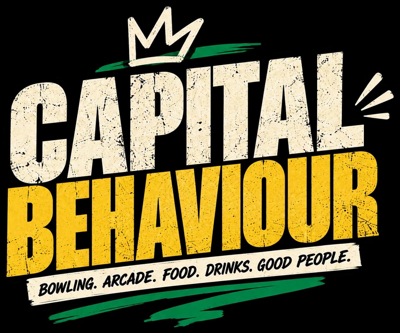 Capital behaviour — bowling, arcade, food, drinks, good people.
